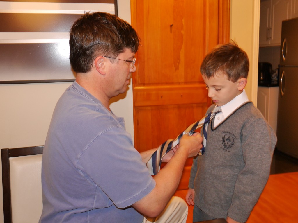 Asher 1st day of school