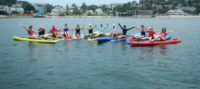 Paddleboard Yoga in Hong Kong!